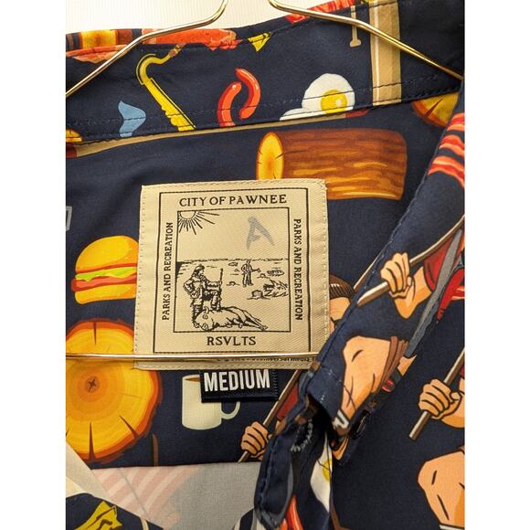 NWT RSVLTS Ron Swanson's Shirt of Greatness Button Down Shirt in Medium - Picture 5 of 7